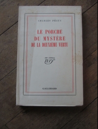PEGUY Charles / LE PORCHE DU MYSTERE DE LA DEUXIEME VERTU  / GALLIMARD 1937