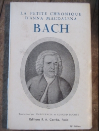 LA PETITE CHRONIQUE D'ANNA MAGDALENA BACH / CORREA PARIS 1935