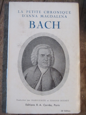 LA PETITE CHRONIQUE D'ANNA MAGDALENA BACH / CORREA PARIS 1935