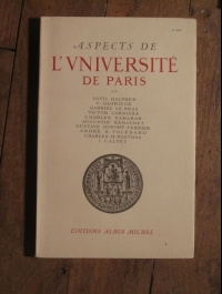 COLLECTIF / ASPECTS DE L'UNIVERSITE DE PARIS  / ALBIN MICHEL 1949