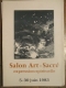 XXXI ème SALON ART SACRE EXPRESSION SPIRITUELLE   1983