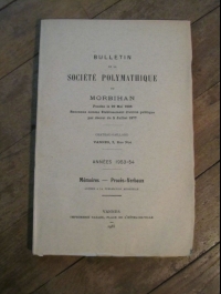 COLLECTIF / BULLETIN DE LA SOCIETE POLYMATHIQUE DU MORBIHAN / 1955