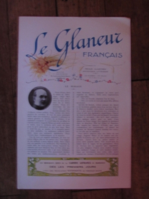 LE GLANEUR FRANCAIS / REVUE ILLUSTREE ARTISTIQUE  circa 1925