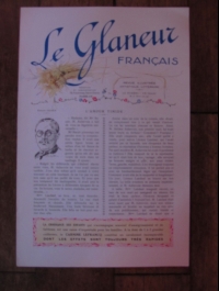 LE GLANEUR FRANCAIS / REVUE ILLUSTREE ARTISTIQUE  circa 1925