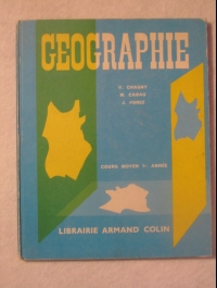 GEOGAPHIE  armand colin  chagny cabau forez 1966 CE1