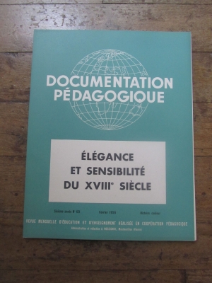 LA DOCUMENTATION PEDAGOGIQUE / PARIS L'AIR D'UNE CAPITALE / PHOTOS 1955