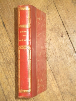 Oeuvres complètes Alfred de Vigny  poesies  Delagrave edition definitive reliée cuir  1918