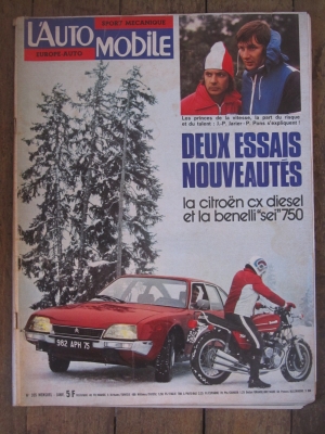 L'AUTOMOBILE  N° 355 JANVIER 1976  CX DIESEL  SALON DE TOKYO