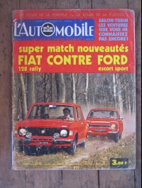 L'AUTOMOBILE  N° 307 DECEMBRE 1971  FIAT 128  ESCORT SPORT