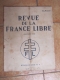 REVUE DE LA FRANCE LIBRE / JANVIER 1948  NOUVELLE SERIE N°4