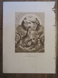 Gravure  d'après Filippo Bigioli  1855