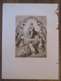 Gravure  d'après Filippo Bigioli  1855 N° 53