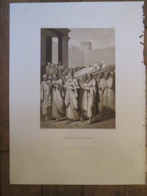 Gravure  d'après Filippo Bigioli  1855 N° 51 