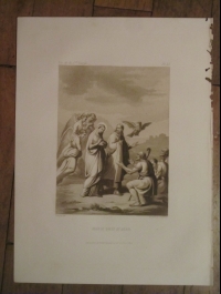 Gravure  d'après Filippo Bigioli  1855 N° 48