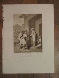 Gravure  d'après Filippo Bigioli  1855 N° 49