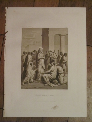 Gravure  d'après Filippo Bigioli  1855  N°  47