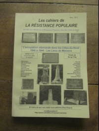 LES CAHIERS DE LA RESISTANCE POPULAIRE N°1 / CÔTES DU NORD COMMUNISME 1994