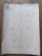 ACTE NOTARIE 1867 / BUBRY BERNE  / LE GAL GUILLEMOT