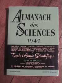ALMANACH des SCIENCES 1949  Toute l'actualité scientifique