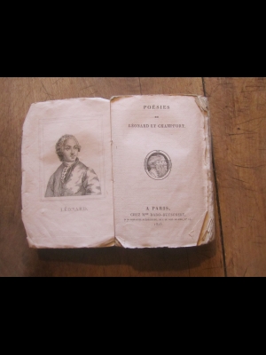 POESIES DE LEONARD ET CHAMPFORT ( chamfort) / PARIS DABO-BUTSCHERT  1825