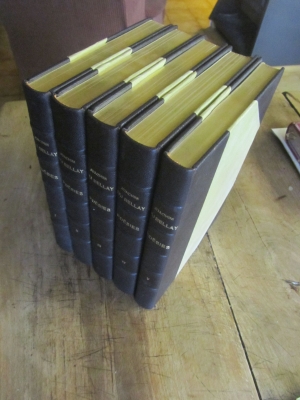 DU BELLAY / POESIES / RELIE ILLUSTRE / 5 VOLUMES  RICHELIEU 1955