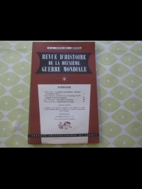 Revue d'histoire de la deuxième guerre mondiale  N° 46    Avril 1962