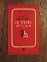 A.V. de VALLE / COMMENT RECONNAITRE LE  STYLE DES EDIFICES  1946