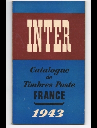 INTER / CATALOGUE DE TIMBRES-POSTE  FRANCE  1943